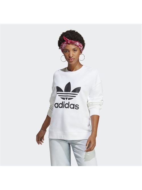 TRF CREW SWEAT      WHITE ADIDAS ORIGINALS | IB7428/ND